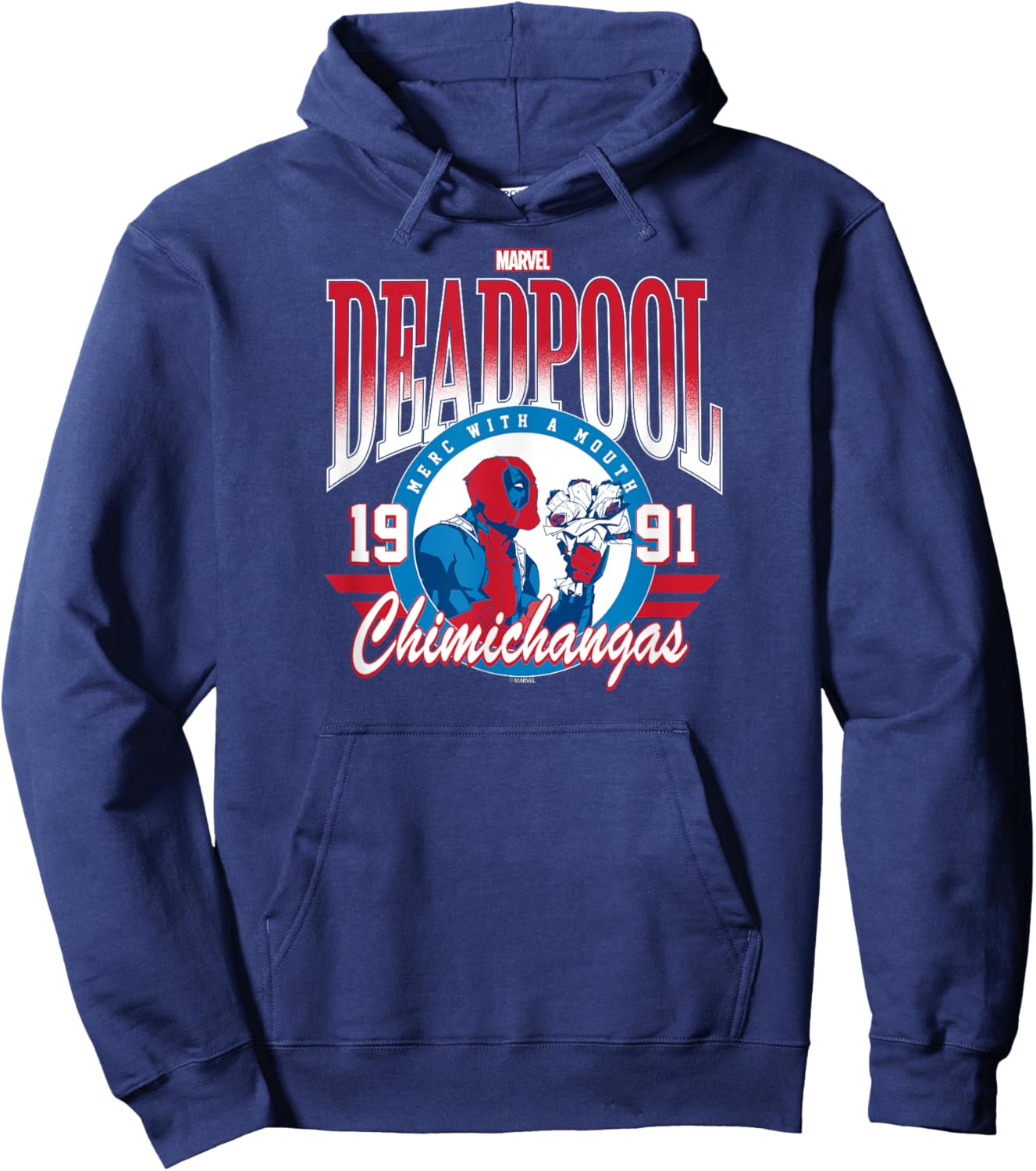 Deadpool - Athletic Hoodie - Hoodie | Navy