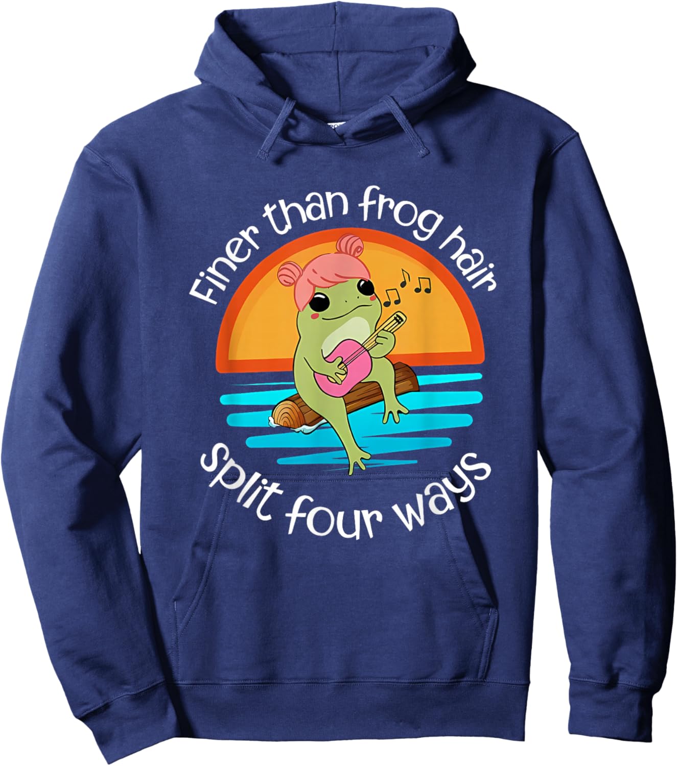 Funny Frog Hoodie - Hoodie | Navy