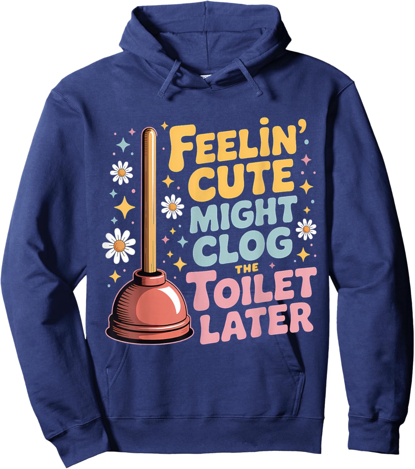 T-Shirt Hoodie - Hoodie | Navy