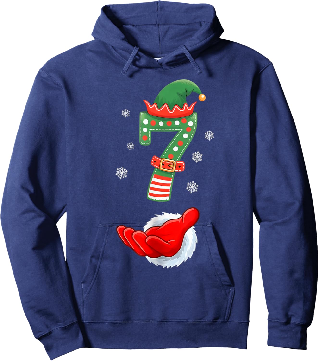 67 Six Seven Meme Couple Matching Christmas Hoodie - Hoodie | Navy