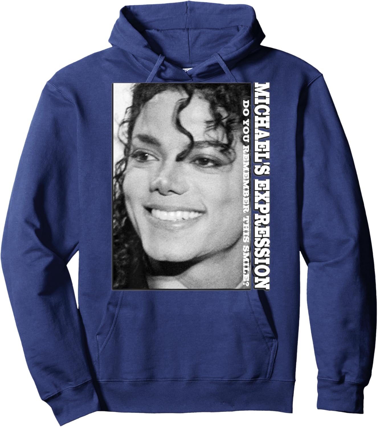 Michael Jackson_712_Back Printed Hoodie - Hoodie | Navy