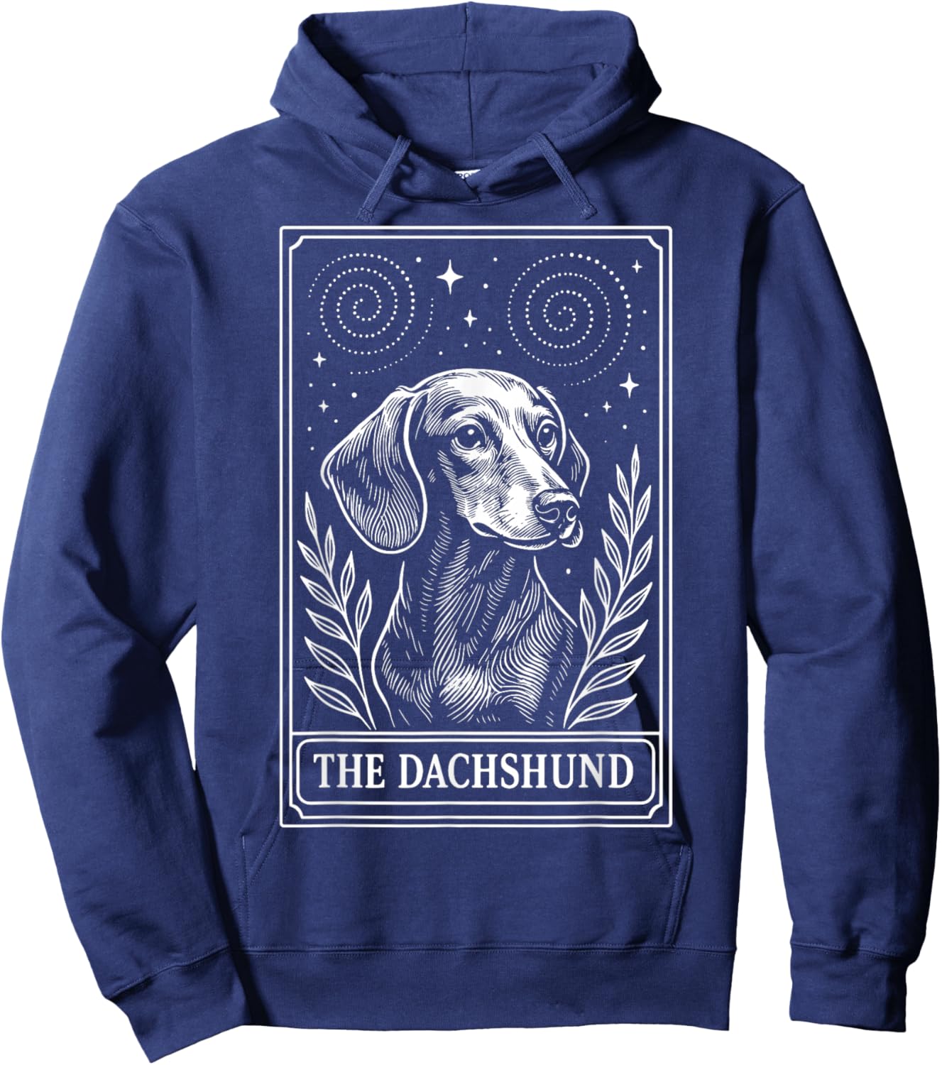 The Dachshund Tarot Card Hoodie - Hoodie | Navy