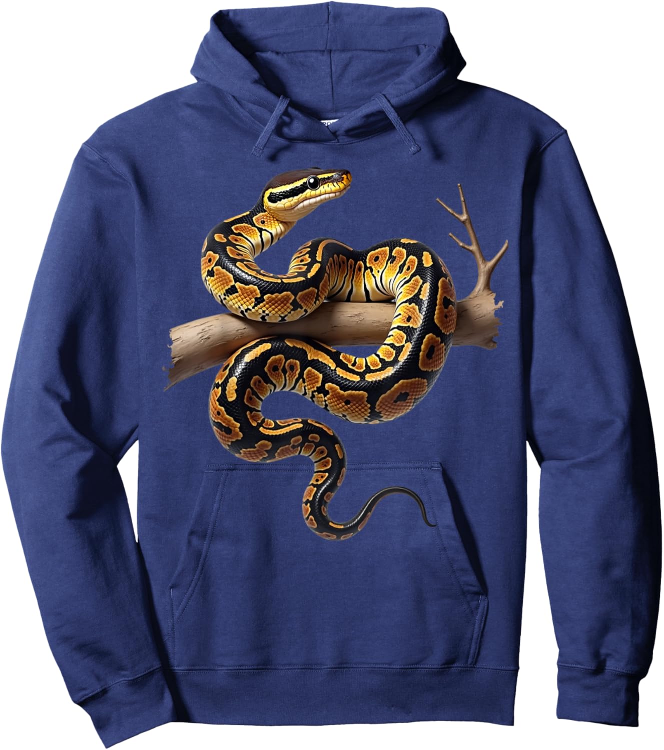 Funny King Python Lover Snakes Reptiles Python Hoodie - Hoodie | Navy