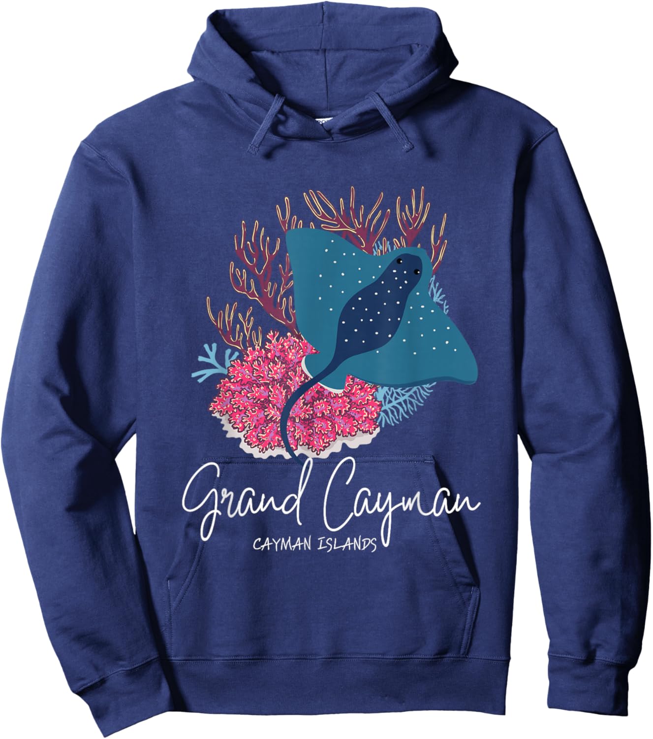 Stingray Grand Cayman Hoodie - Hoodie | Navy