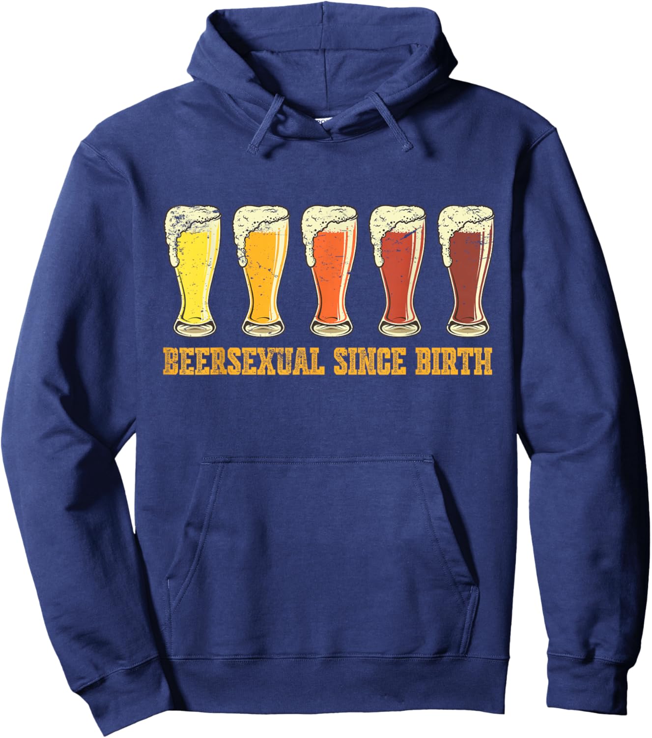 Beer Pride Humour Beersexual Fun Citation Hoodie - Hoodie | Navy