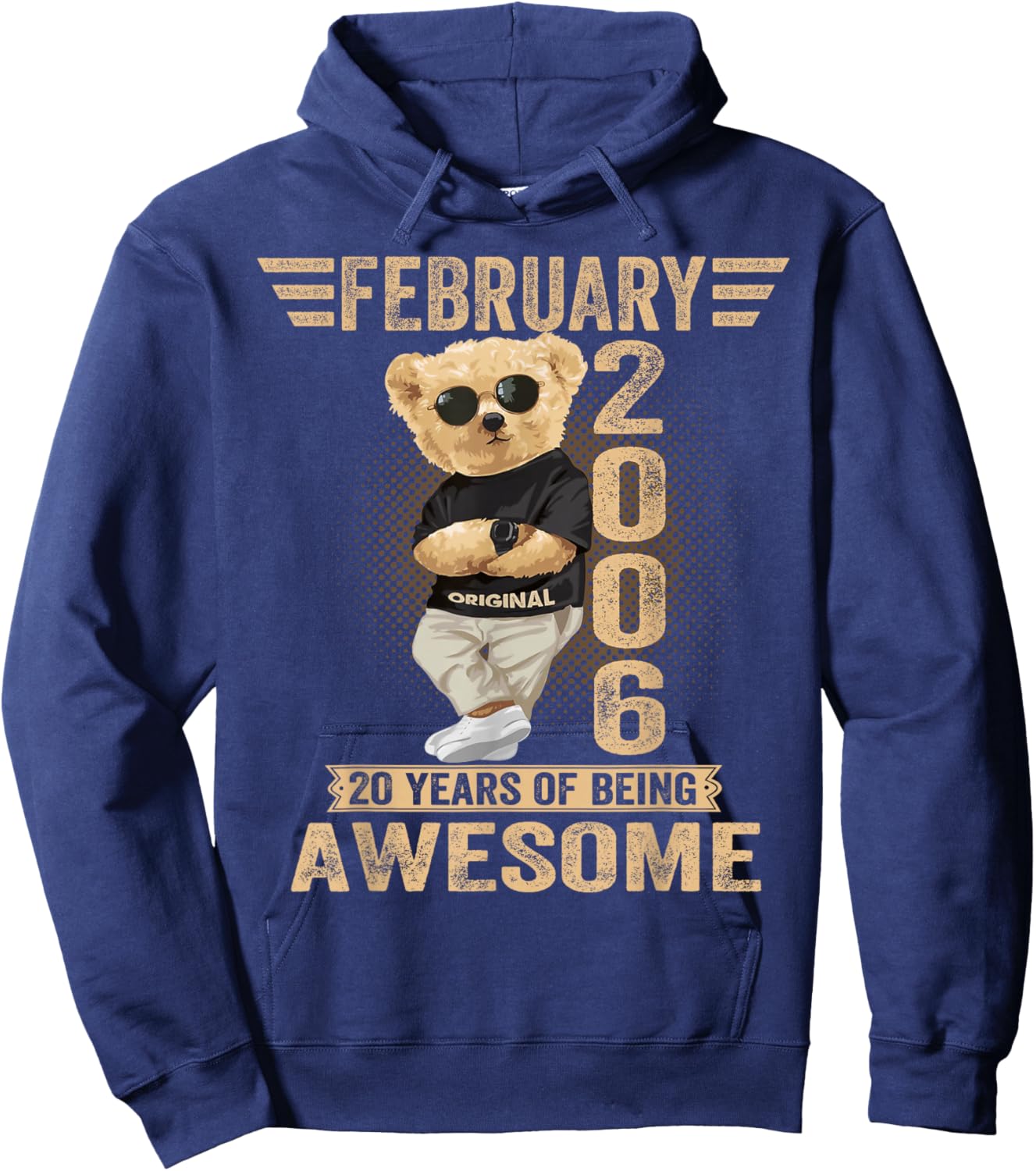 Awesome Teddy Bear 2006 Hoodie - Hoodie | Navy