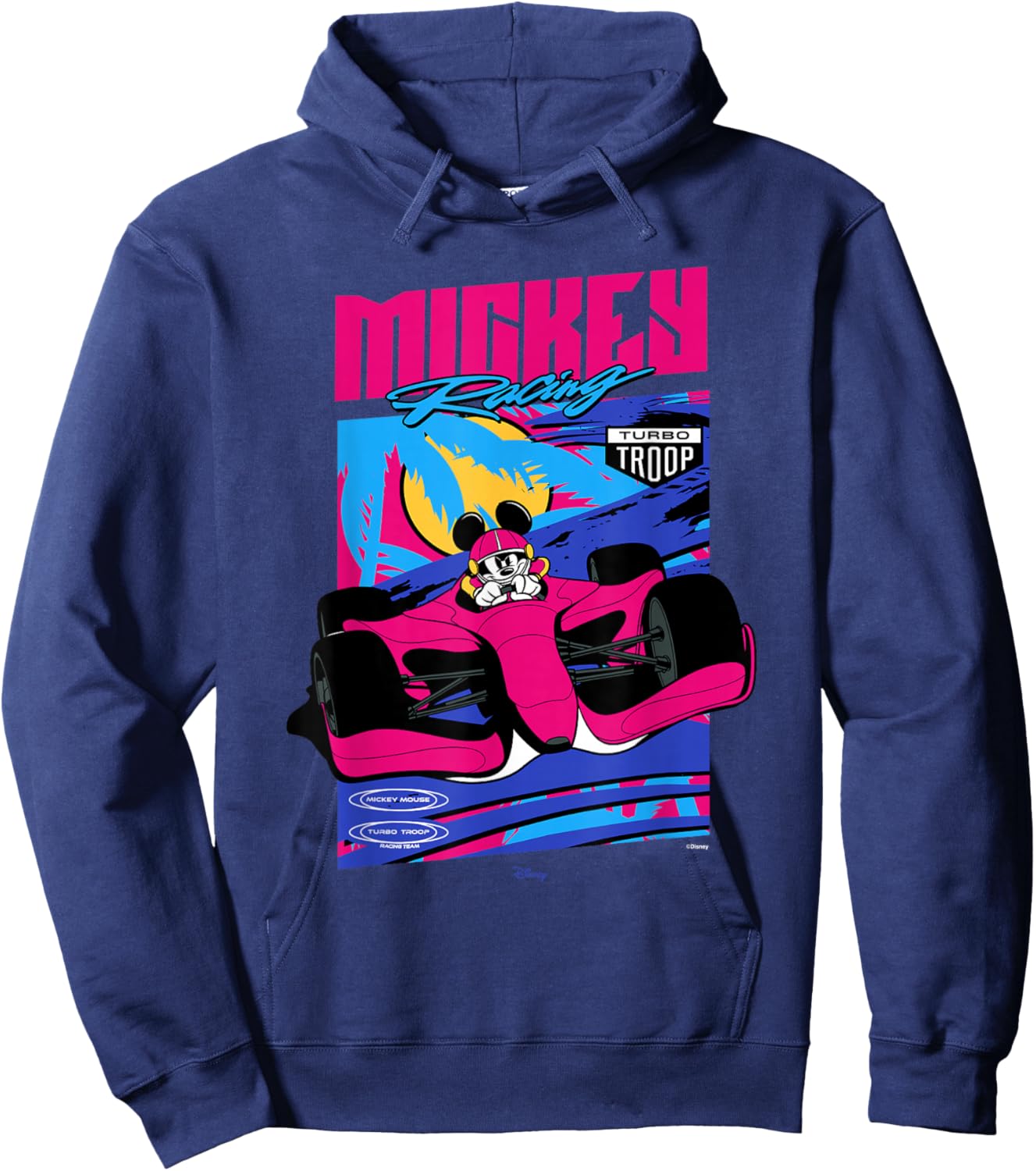 Disney Mickey Mouse Racing Turbo Troop Hoodie - Hoodie | Navy