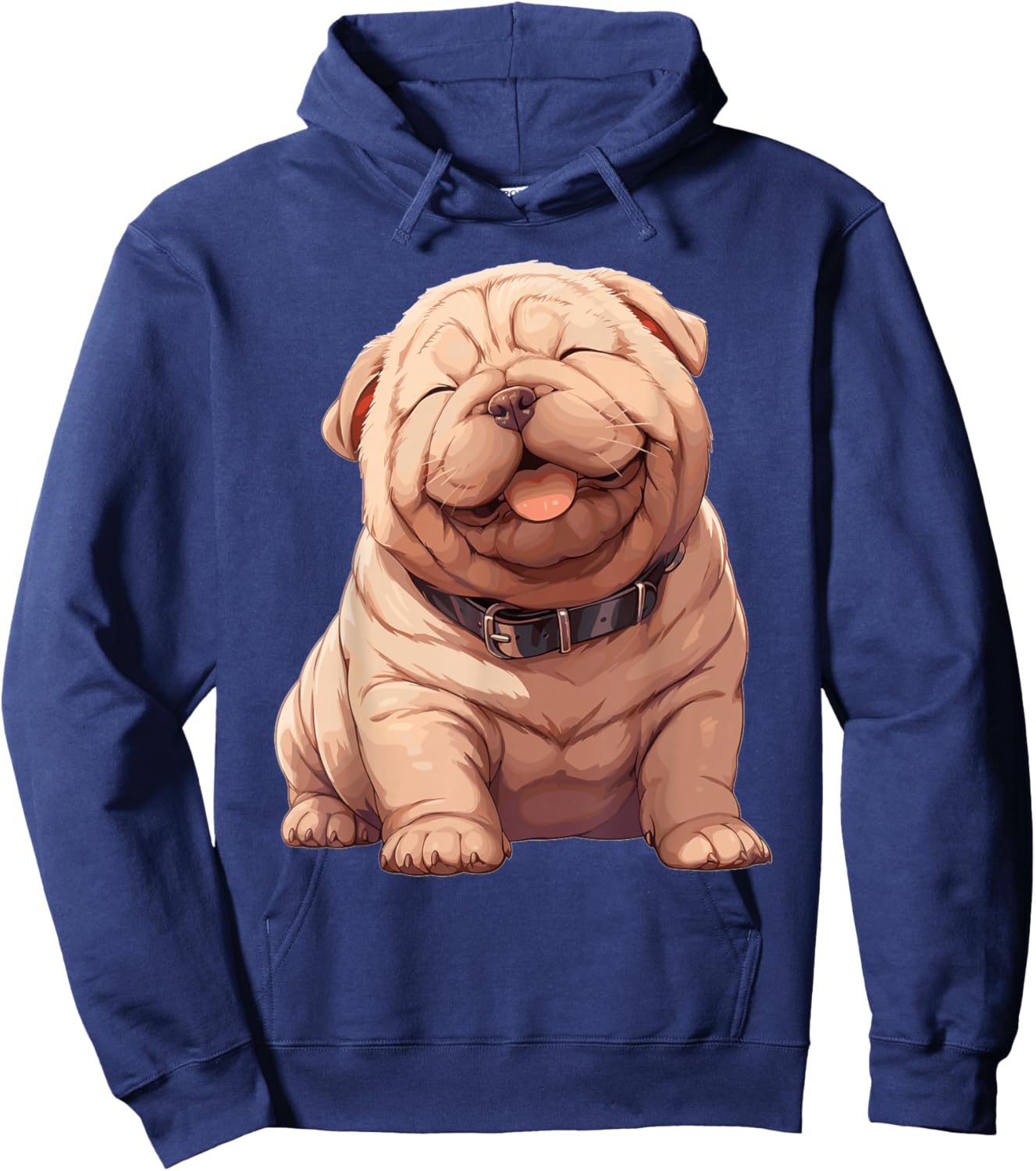 Shar Peis Dogs Dog Shar Pei Hoodie - Hoodie | Navy