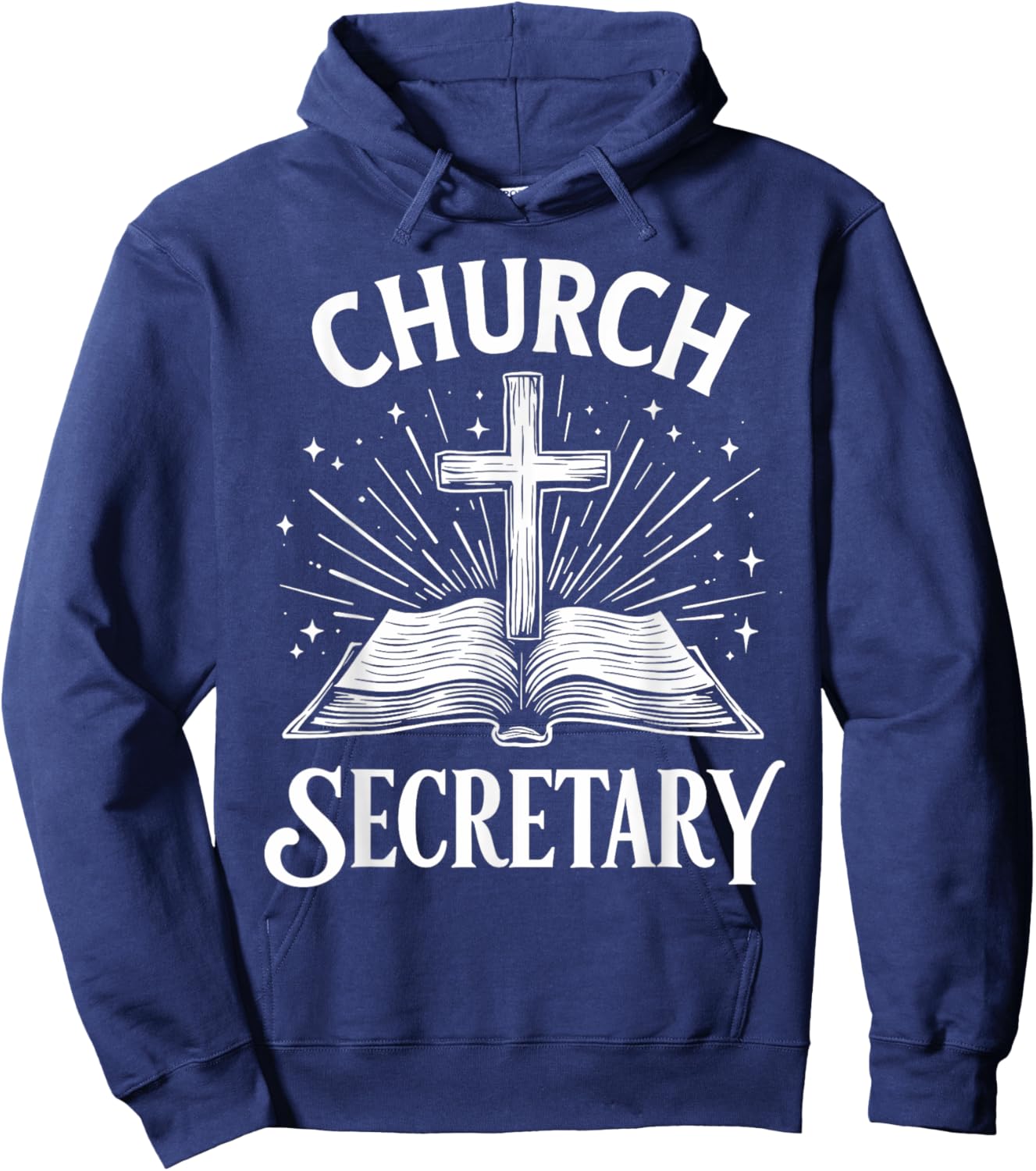 Church Secretary Vintage Hoodie - Hoodie | Navy