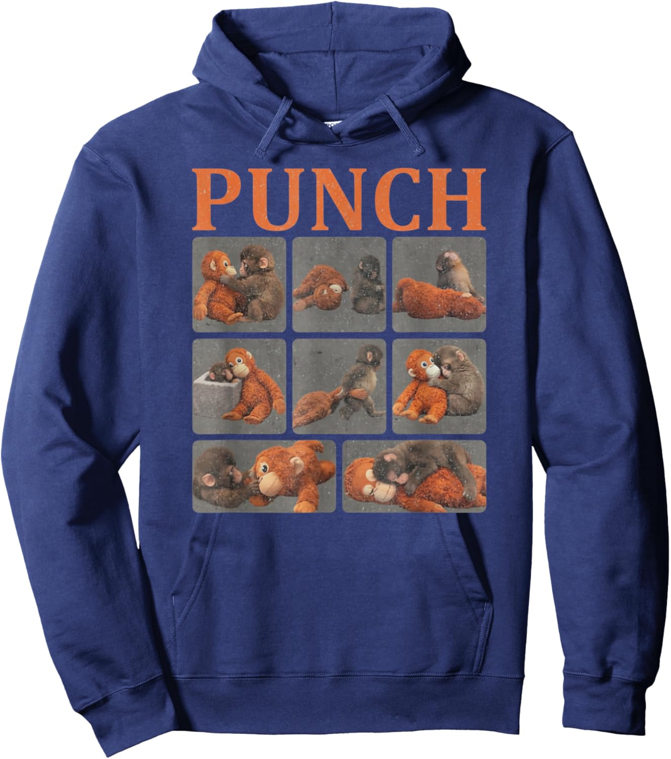 Punch Baby Monkey Hoodie - Hoodie | Navy