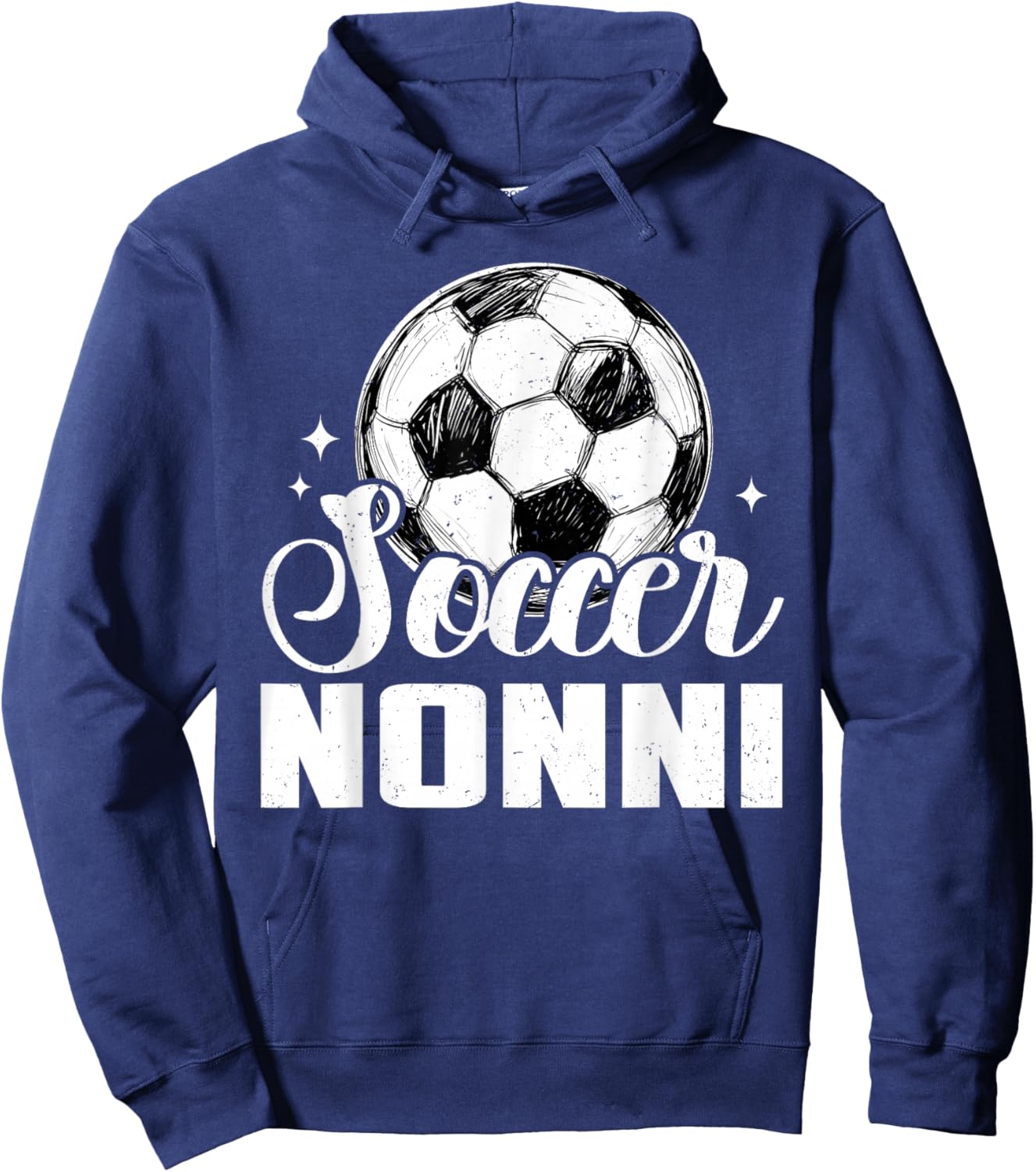 Soccer Nonni Matching Family Soccer Hoodie - Hoodie | Navy