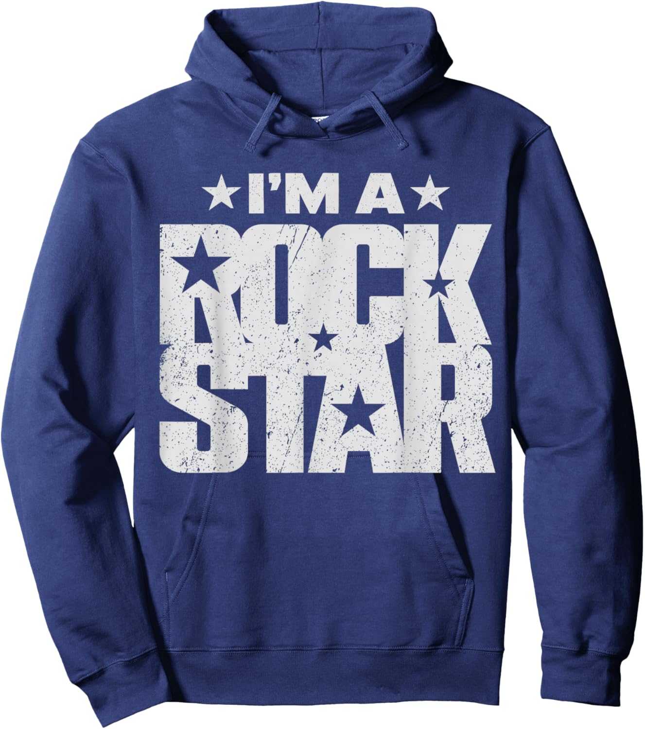 Rock'n Roll Rockstar I'm a Rock Star Hoodie - Hoodie | Navy
