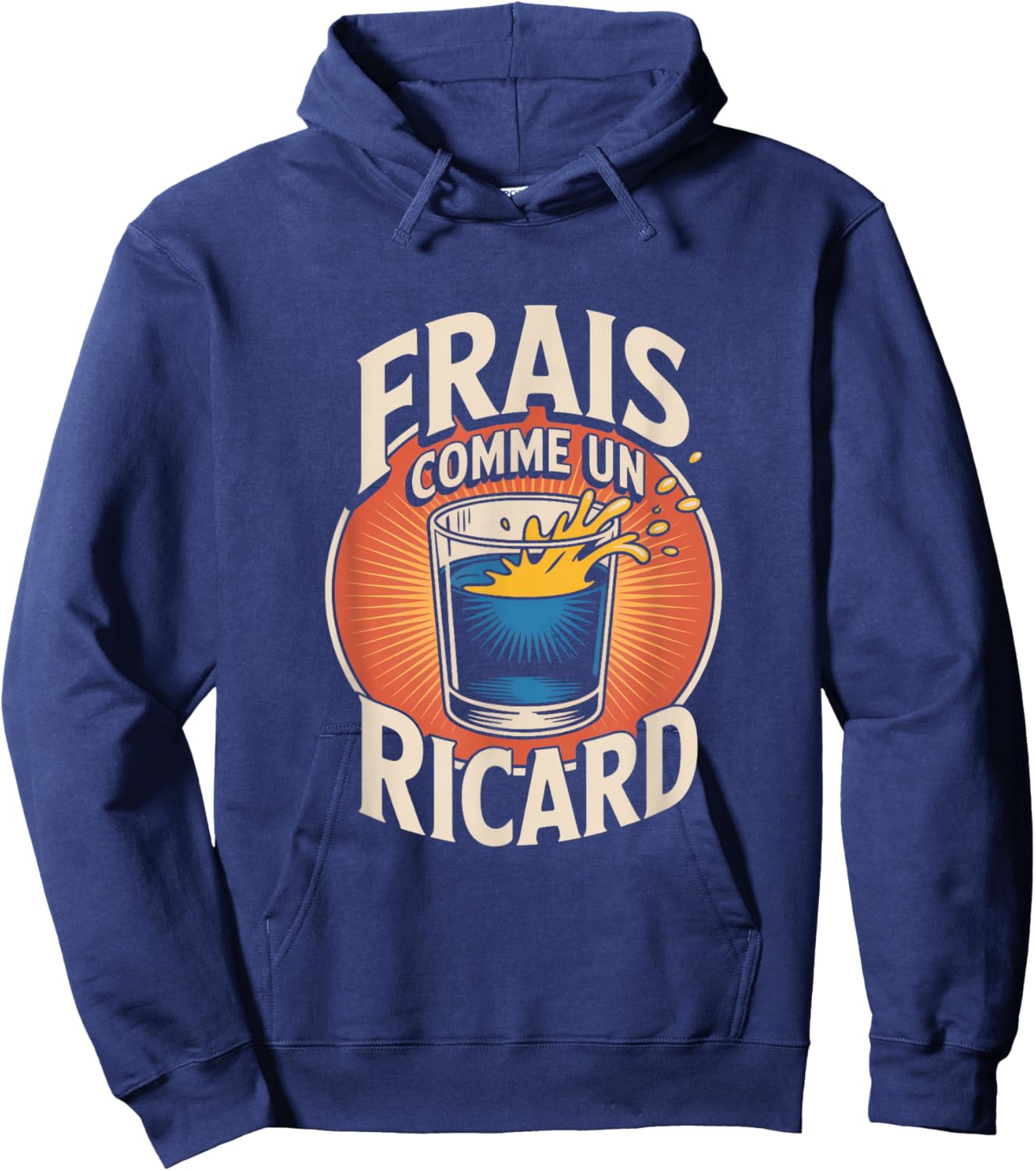 Apéro Ricard – Fresh as Un Ricard Hoodie - Hoodie | Navy