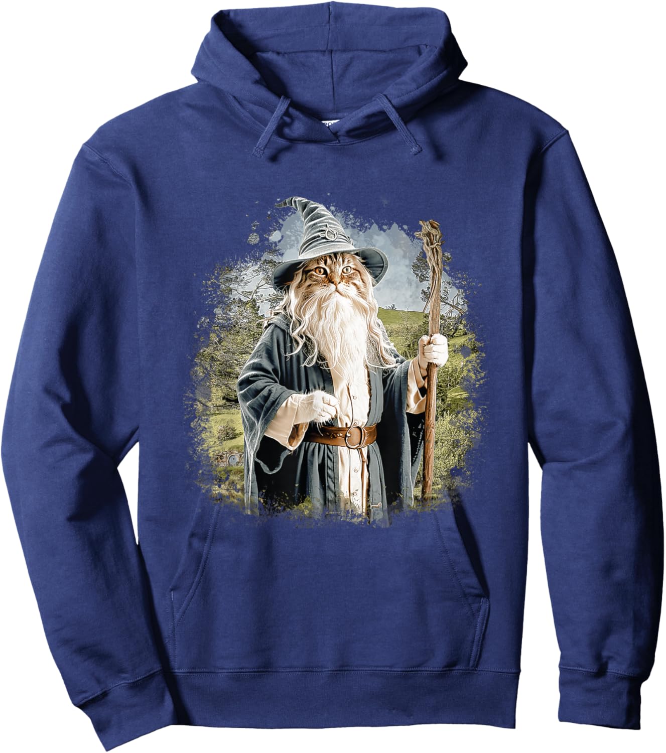 Cat Magician - Cat Lover Kitten Owner Kitty Hoodie - Hoodie | Navy