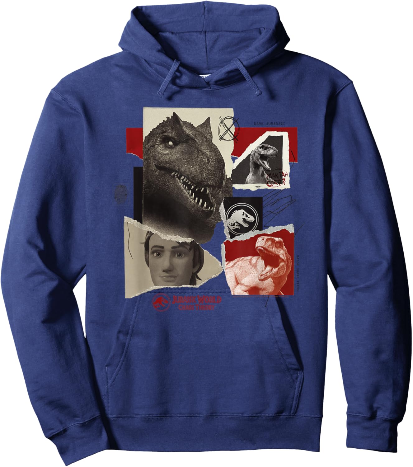 Jurassic World: Chaos Theory Photo Collage Hoodie - Hoodie | Navy