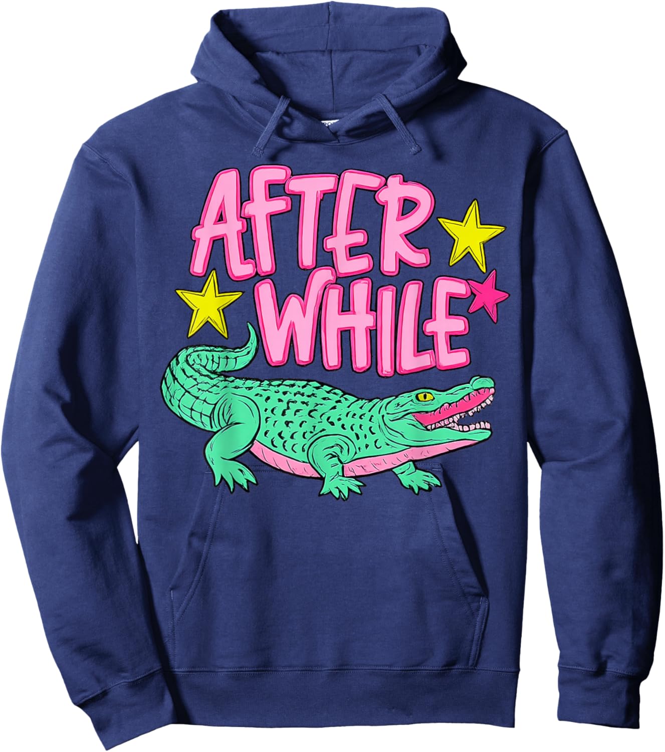 Later Gator, After While Crocodile Hoodie - Hoodie | Navy