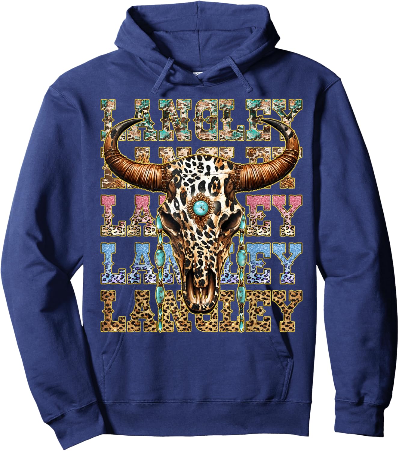 T-Shirt Hoodie - Hoodie | Navy