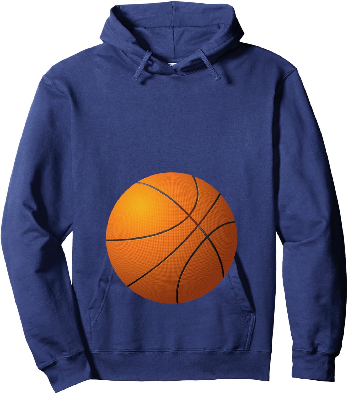 Funny Basketball Player Belly Pregnant Mama Hoodie - Hoodie | Navy