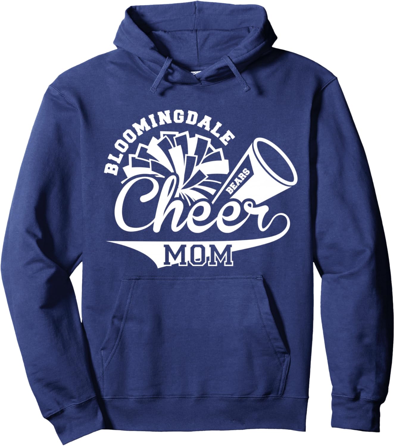 Bloomingdale Bears - Cheer mom Hoodie - Hoodie | Navy