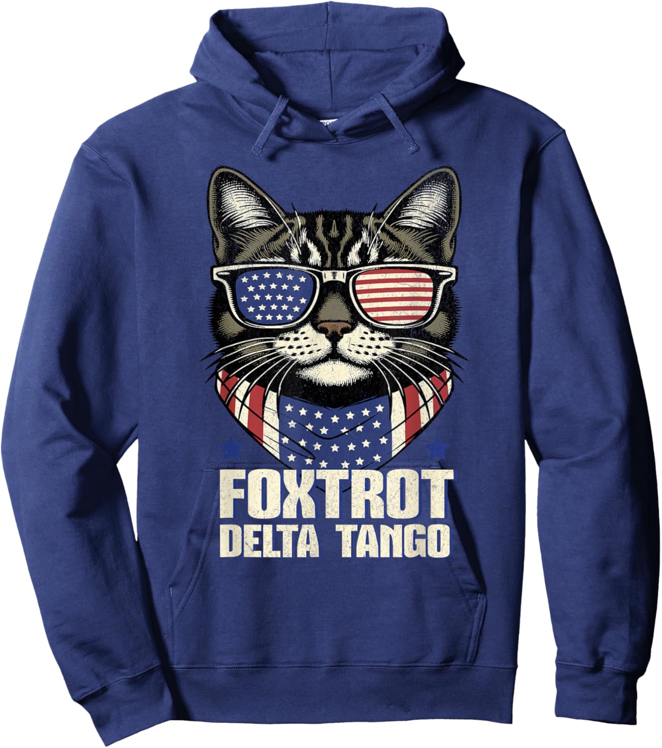 Foxtrots Deltas Tangos Cat Funny Resist Women Hoodie - Hoodie | Navy