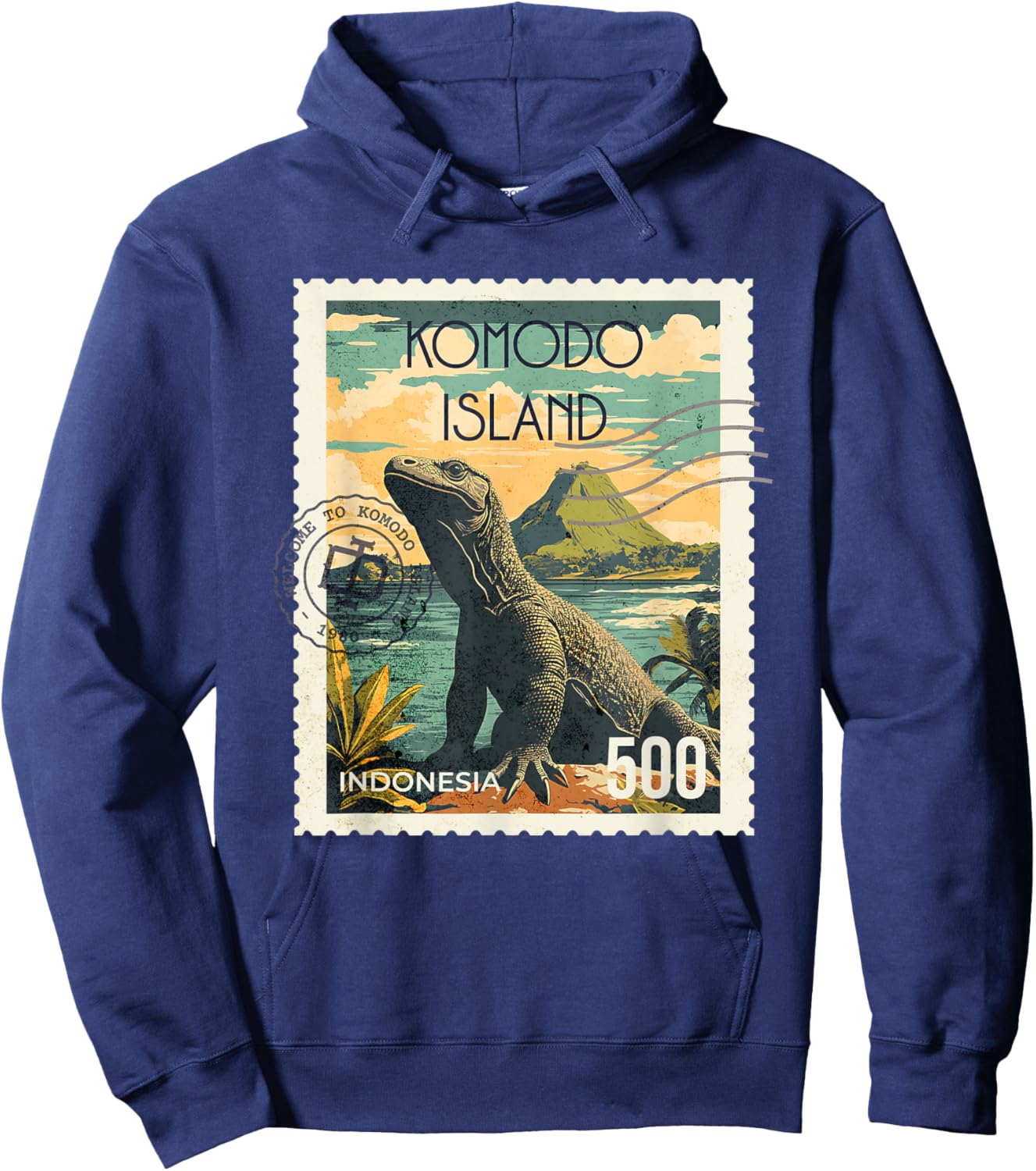 Komodo Island Souvenir / Komodo Island Hoodie - Hoodie | Navy