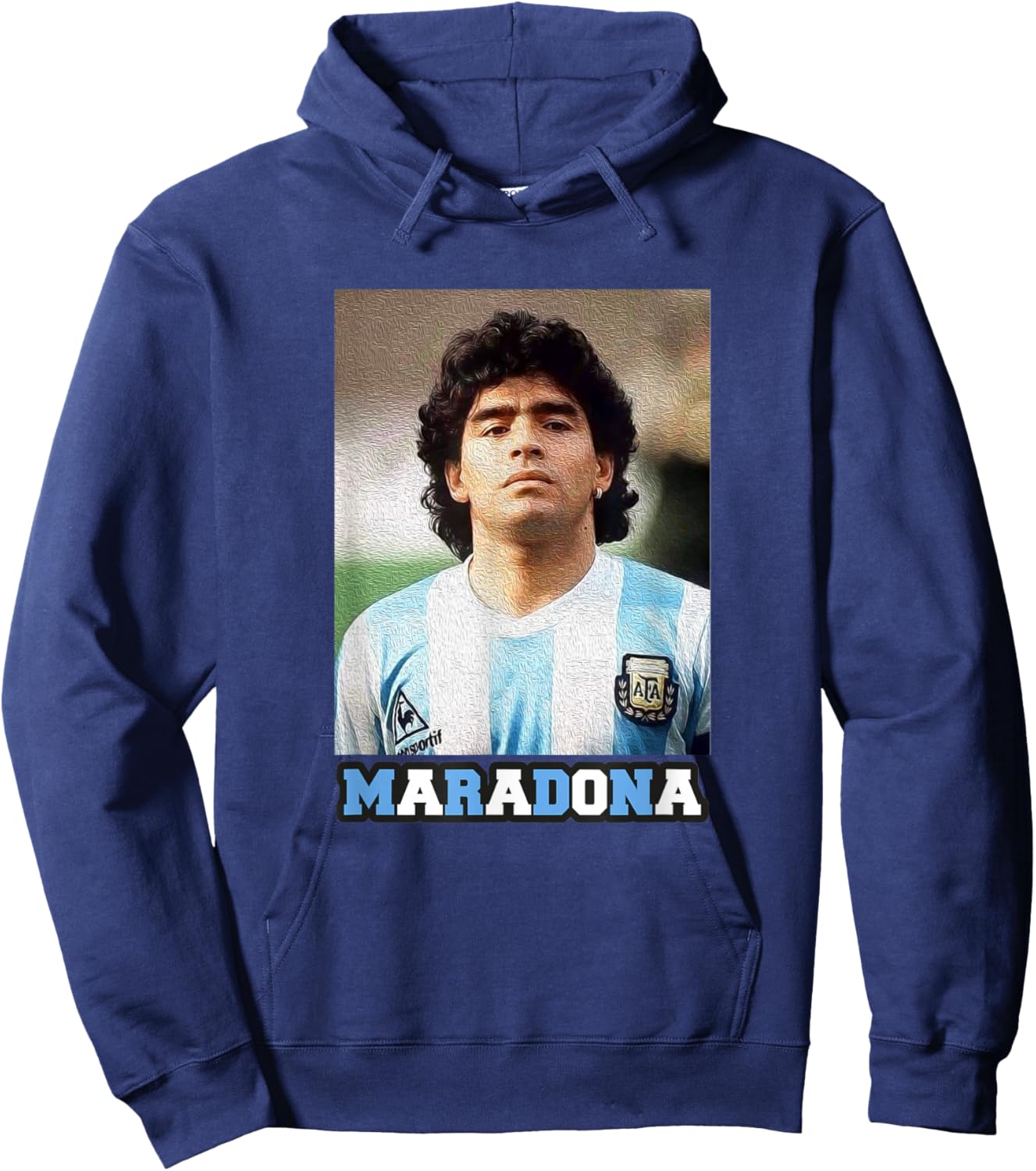 Maradona Argentinien Hoodie - Hoodie | Navy