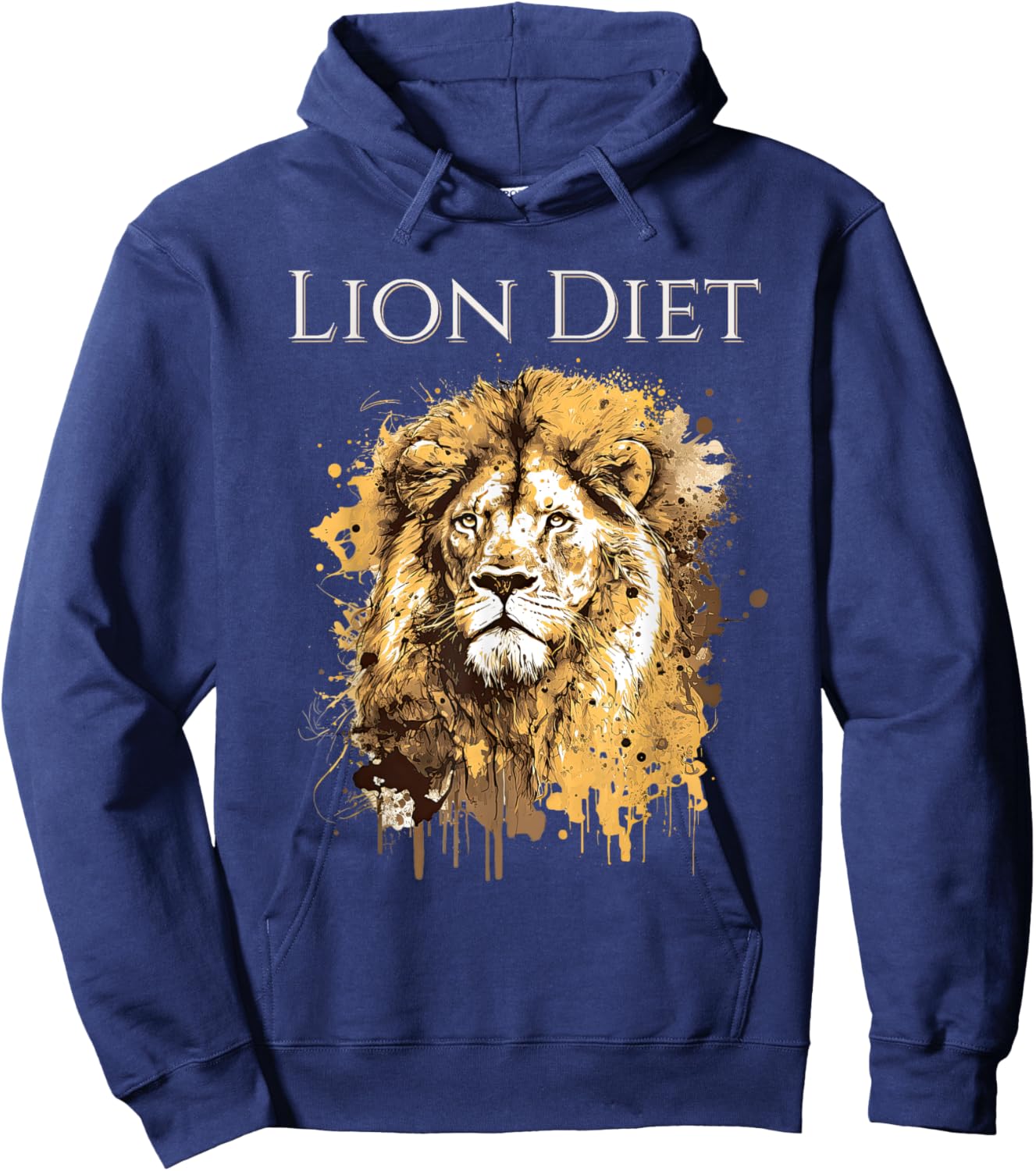 Carnivore: Zero Carb Lion Diet Lifestyle Hoodie - Hoodie | Navy