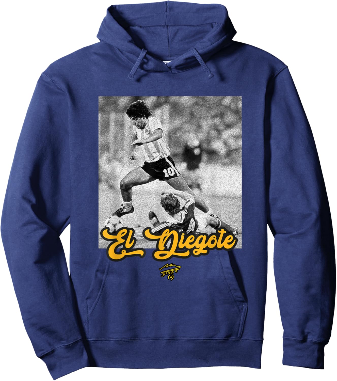 Maradona El Diego Hoodie - Hoodie | Navy