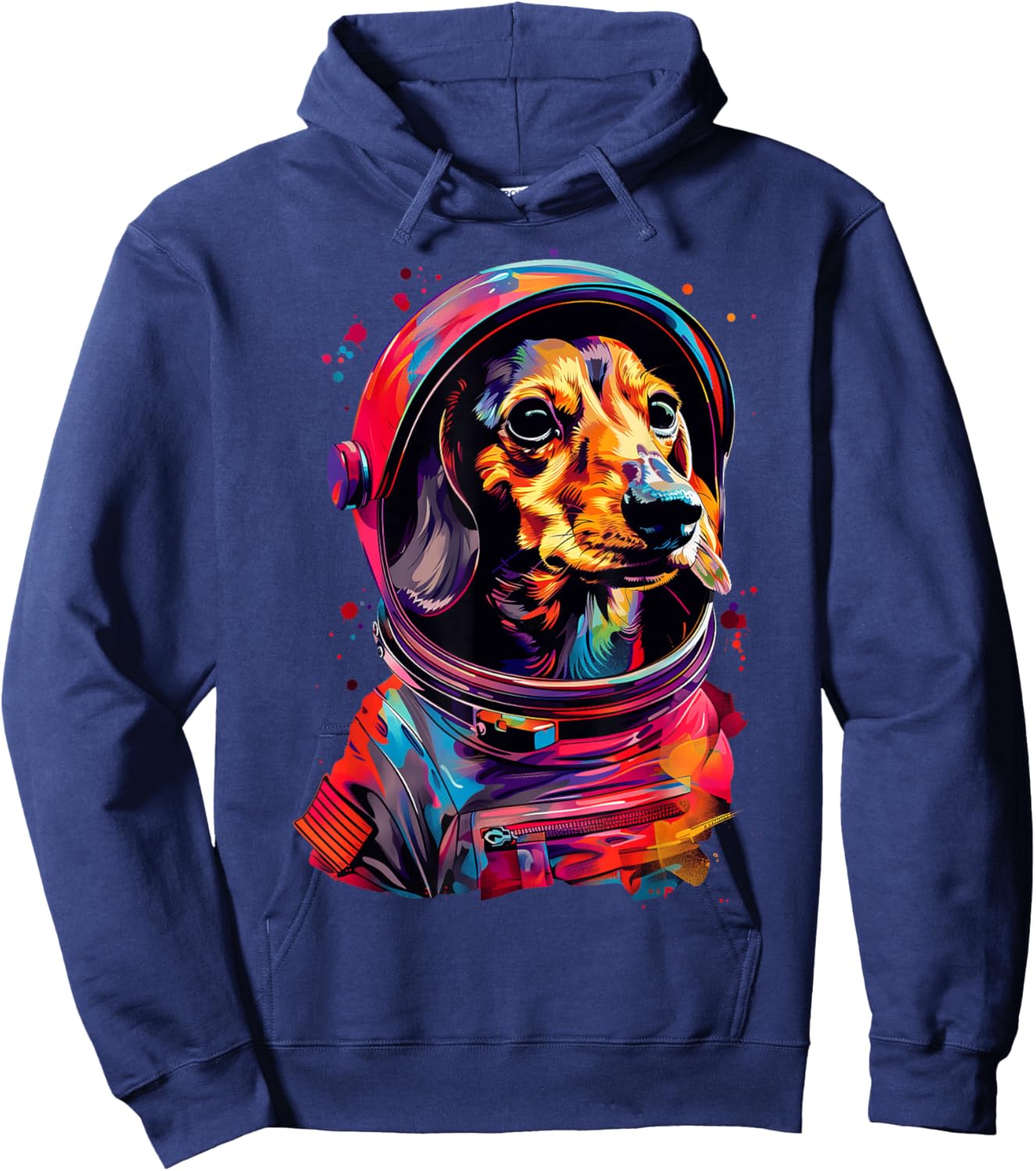 Dachshund Astronaut Hoodie - Hoodie | Navy