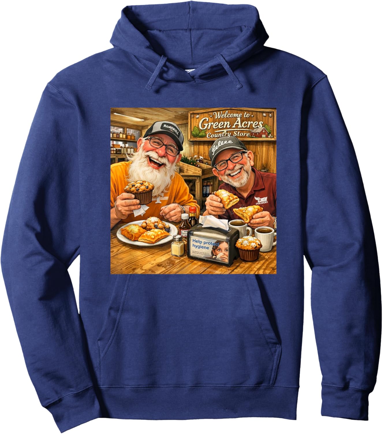 Funny Southern Shirt Hoodie - Hoodie | Navy