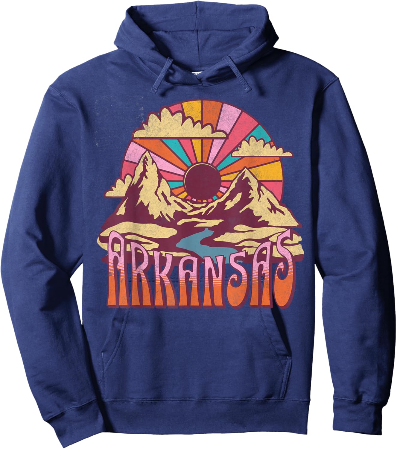 Arkansas Hoodie - Hoodie | Navy
