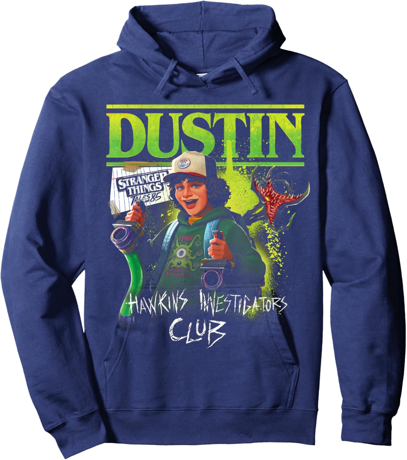 Stranger Things Tales from '85 Dustin Hoodie - Hoodie | Navy