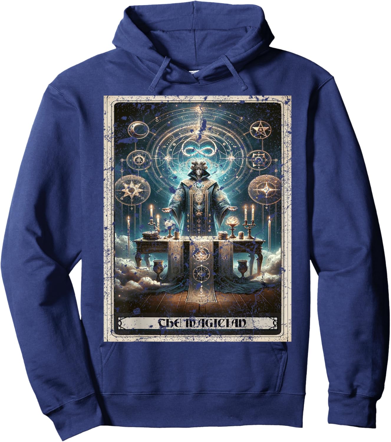 The Magician Tarot Card Hoodie - Hoodie | Navy