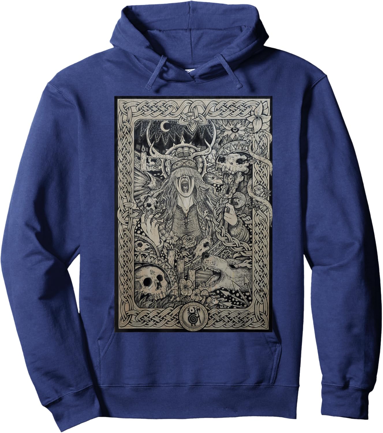 Heilung shaman shirt for viking Hoodie - Hoodie | Navy