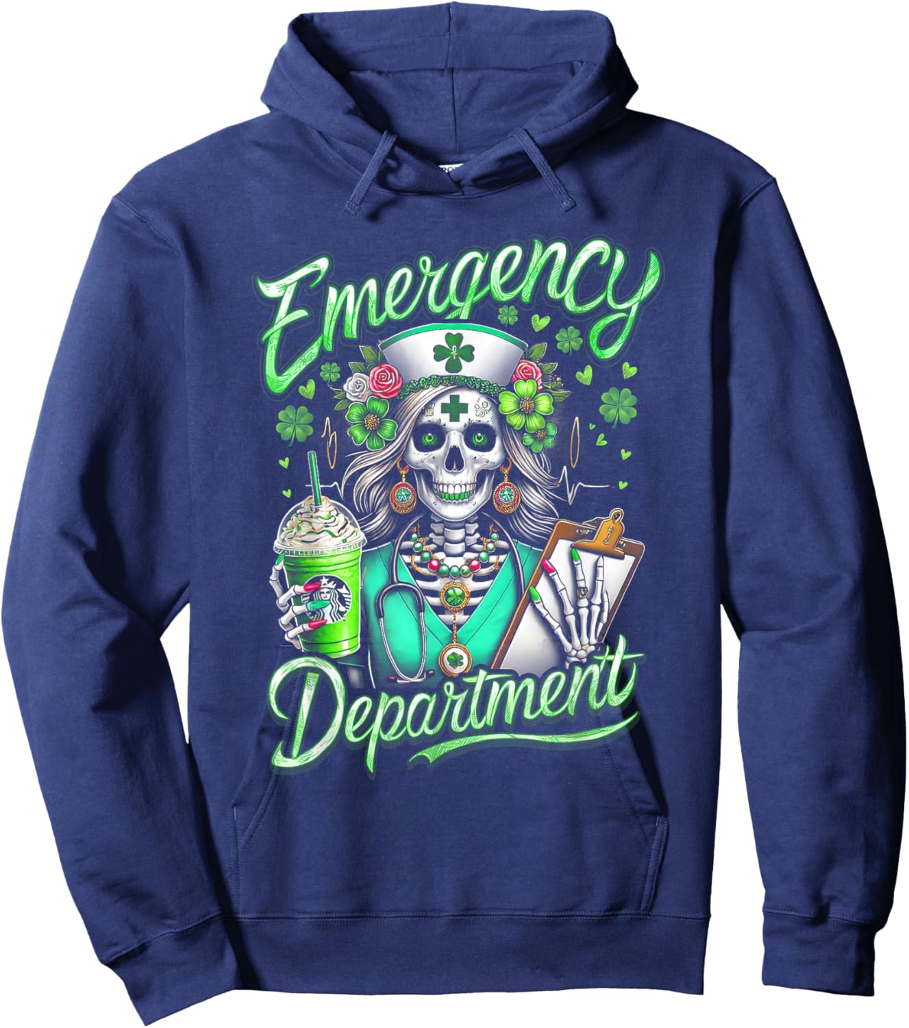 St Patricks Day Hoodie - Hoodie | Navy