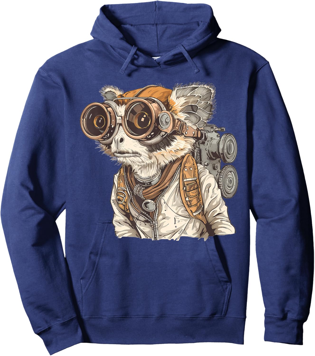 Slow Loris Steampunk Hoodie - Hoodie | Navy