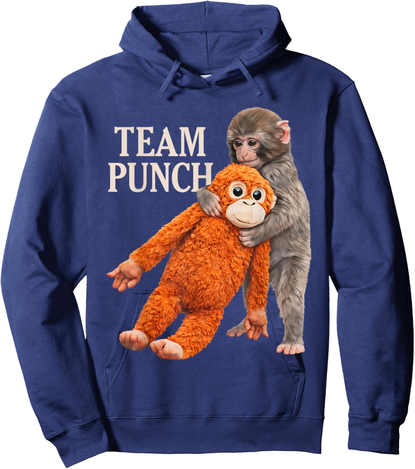 Baby Monkey Punch Team Punch Hoodie - Hoodie | Navy