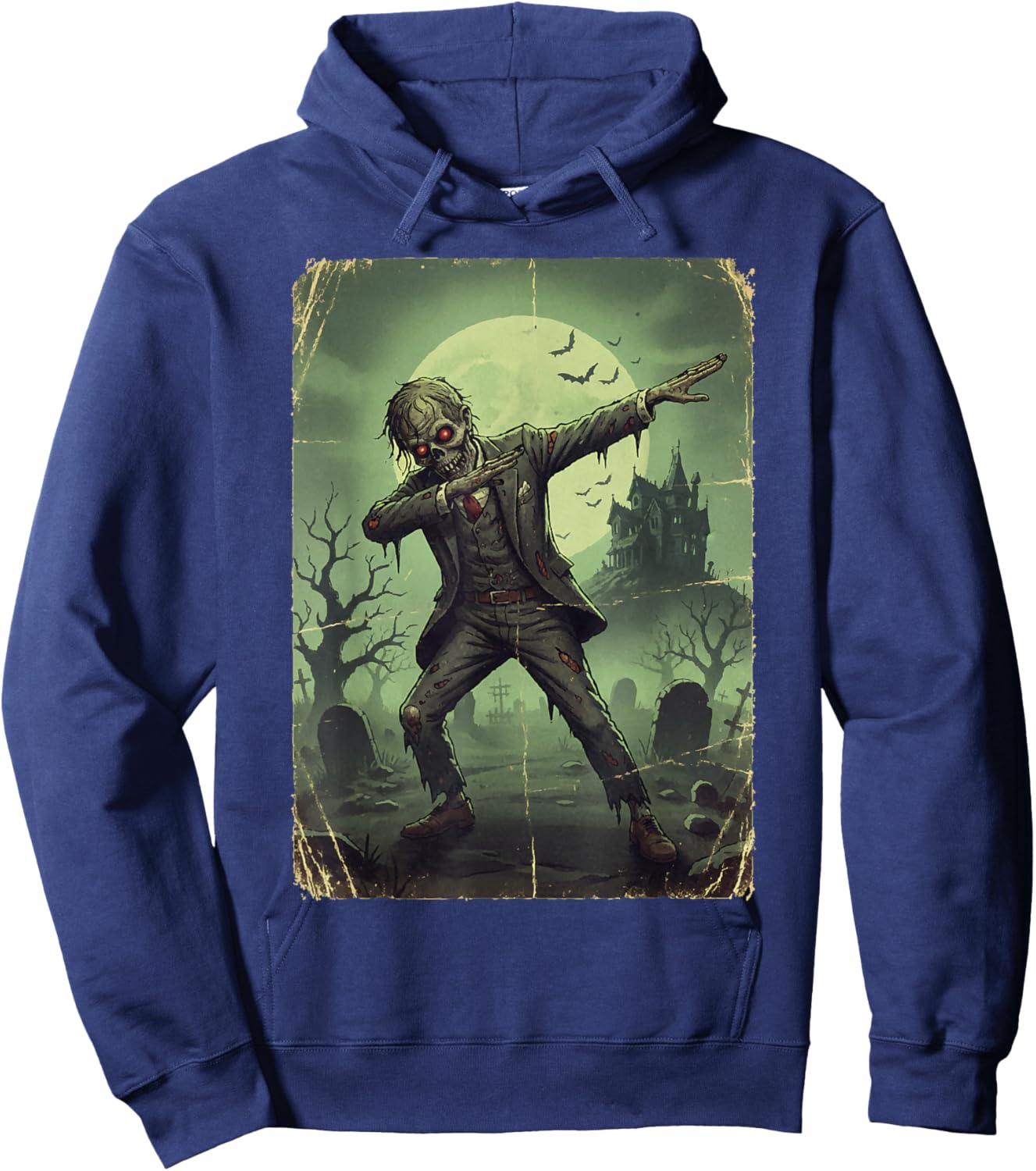 Dabender Zombie Horror Look Dark Hoodie - Hoodie | Navy