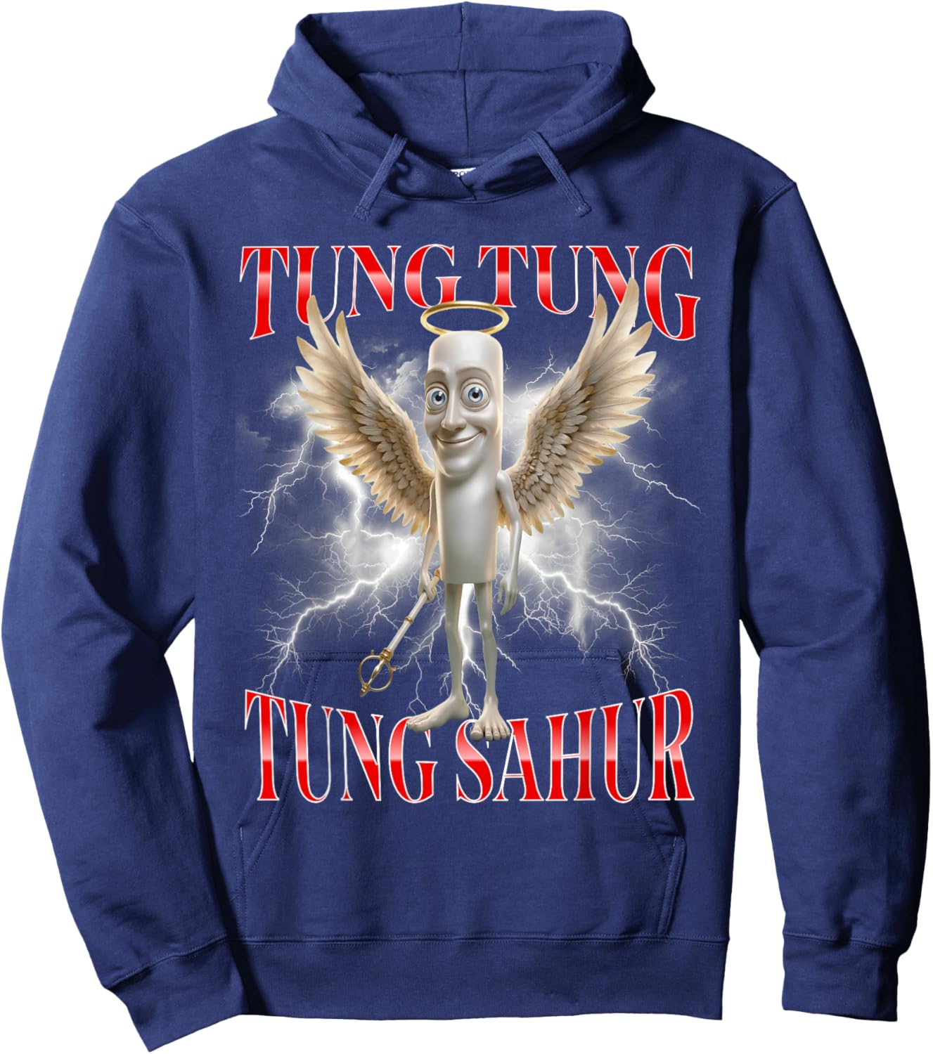 T-Shirt Hoodie - Hoodie | Navy