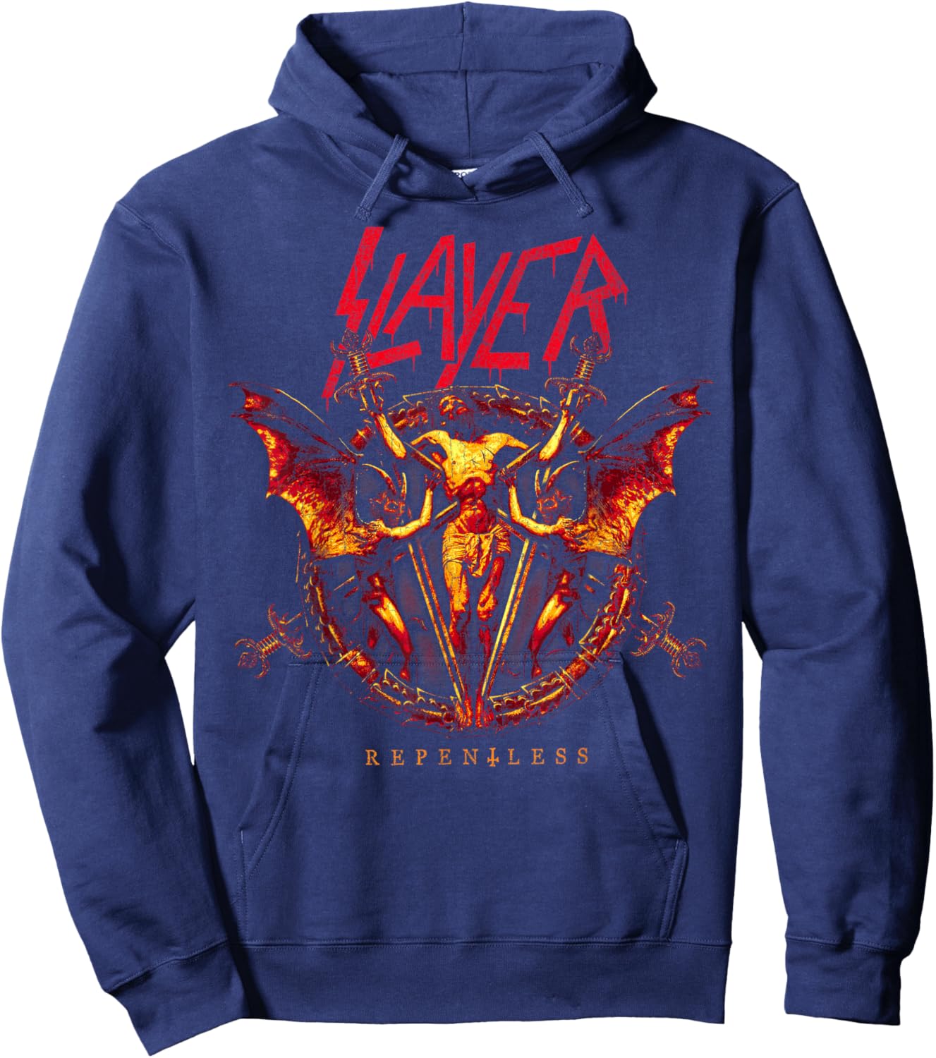 Slayer – Repentless Tracklist Hoodie - Hoodie | Navy