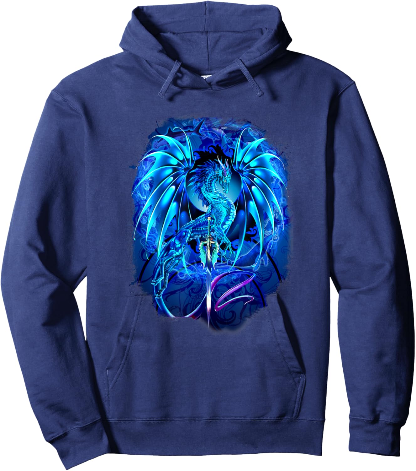 Ruth Thompson Art, Dragon Dragonblade Seablade Hoodie - Hoodie | Navy