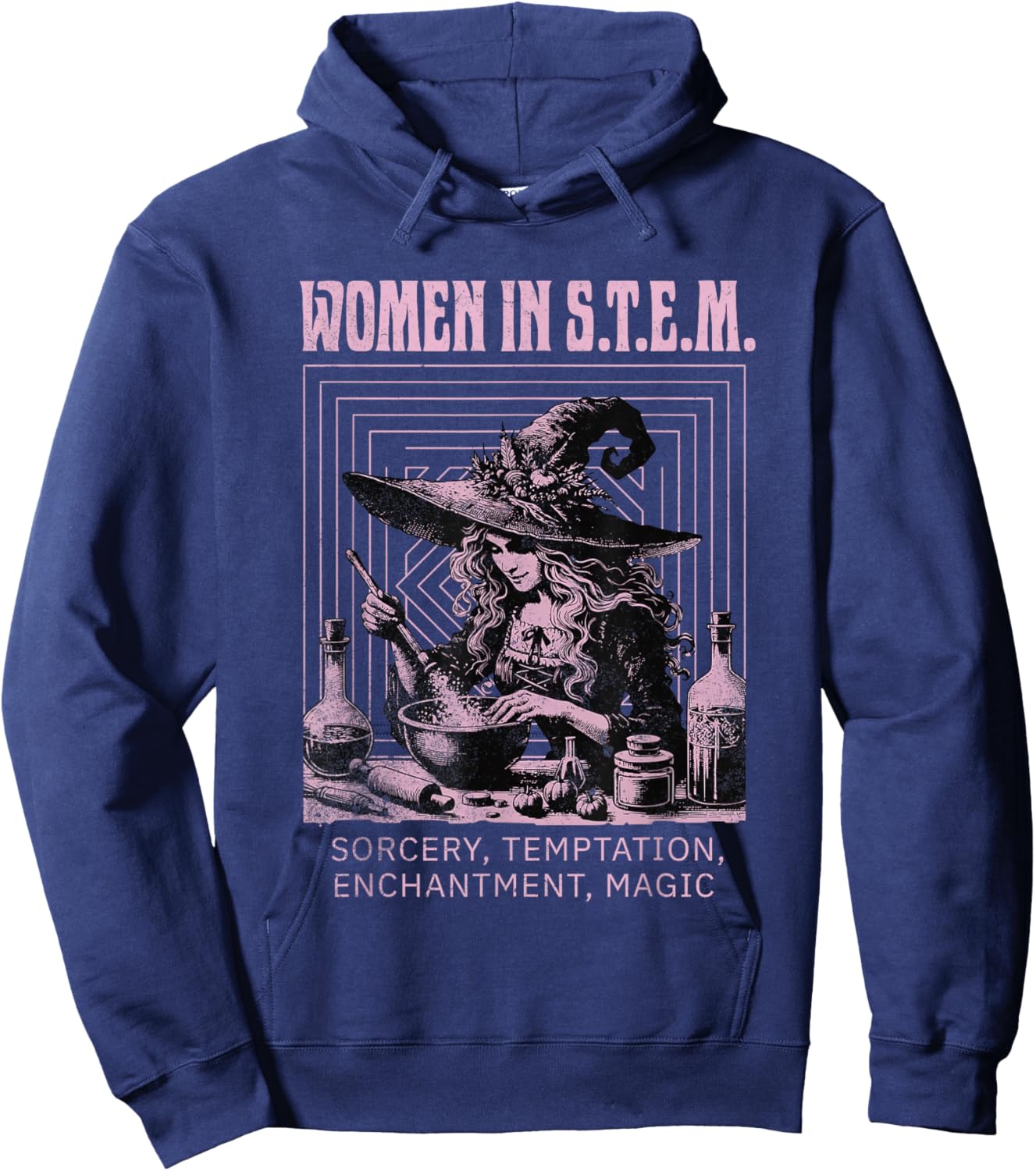 Women in STEM - Funny Witch Hoodie - Hoodie | Navy