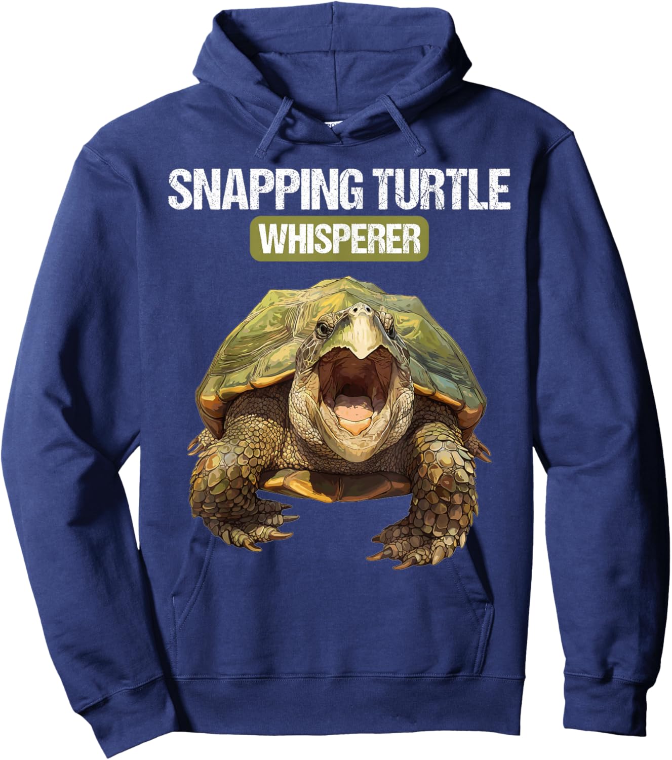 Snapping Turtle Whisperer. Snapping Turtle Hoodie - Hoodie | Navy