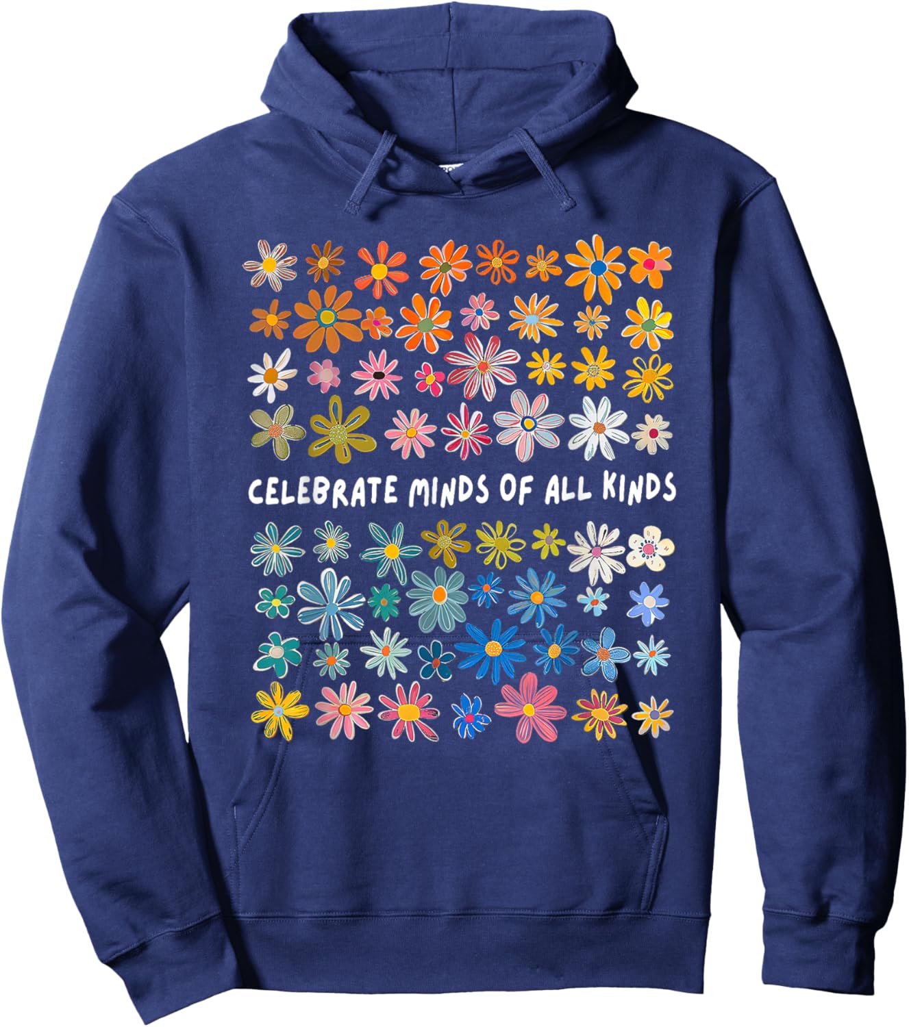 Celebrate Minds of All Kinds Hoodie - Hoodie | Navy