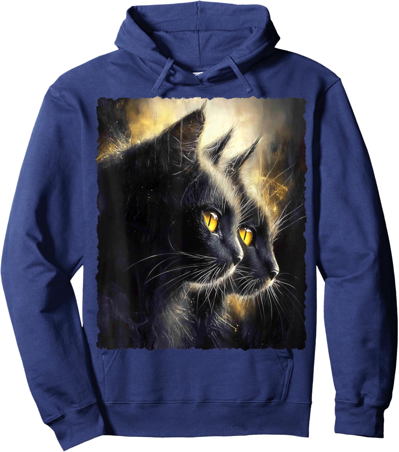 Cute Magical Cat Kitten Fantasy Art Design Hoodie - Hoodie | Navy