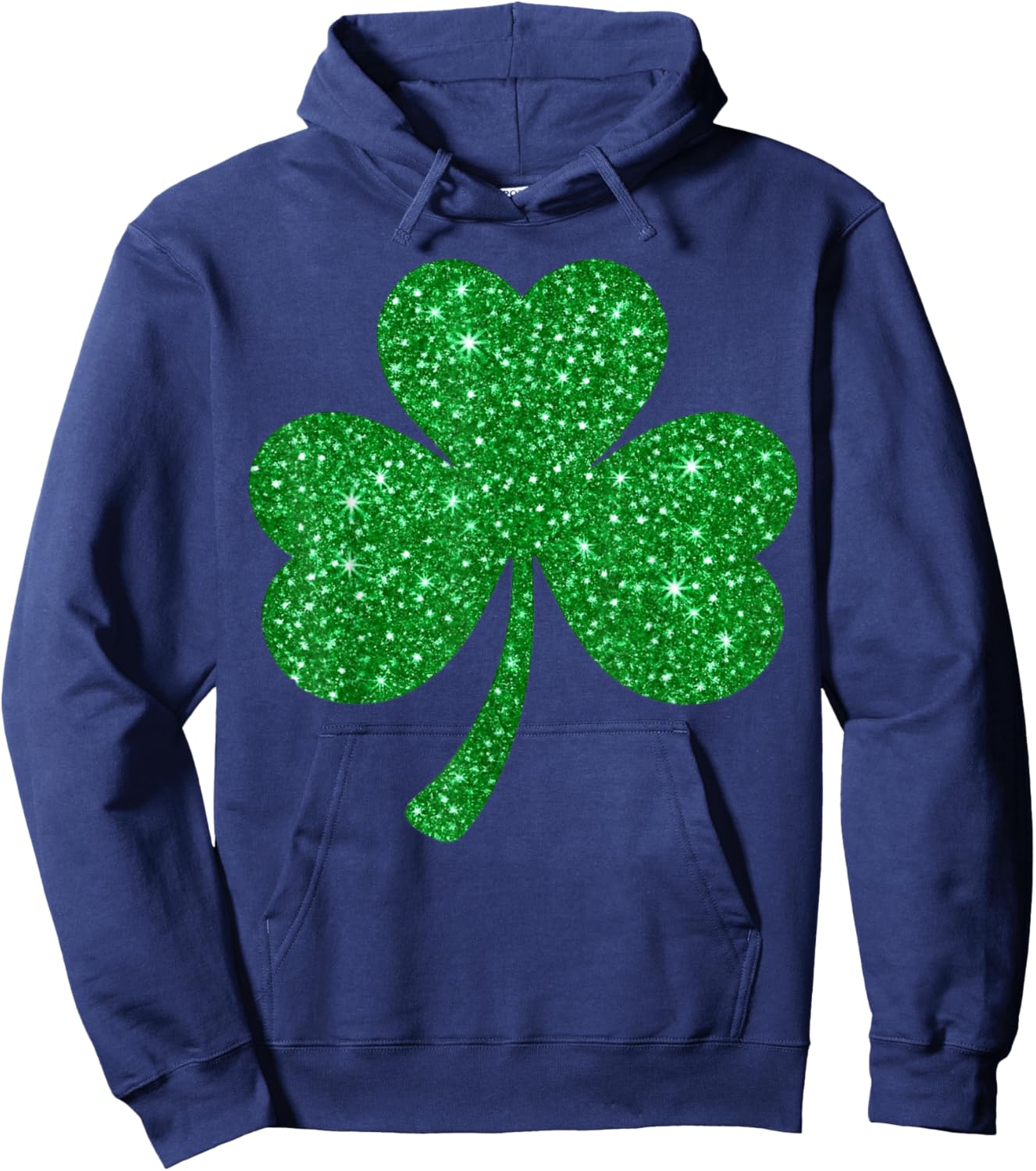 St. Patrick's Day Shamrock Ireland Shamrock Hoodie - Hoodie | Navy