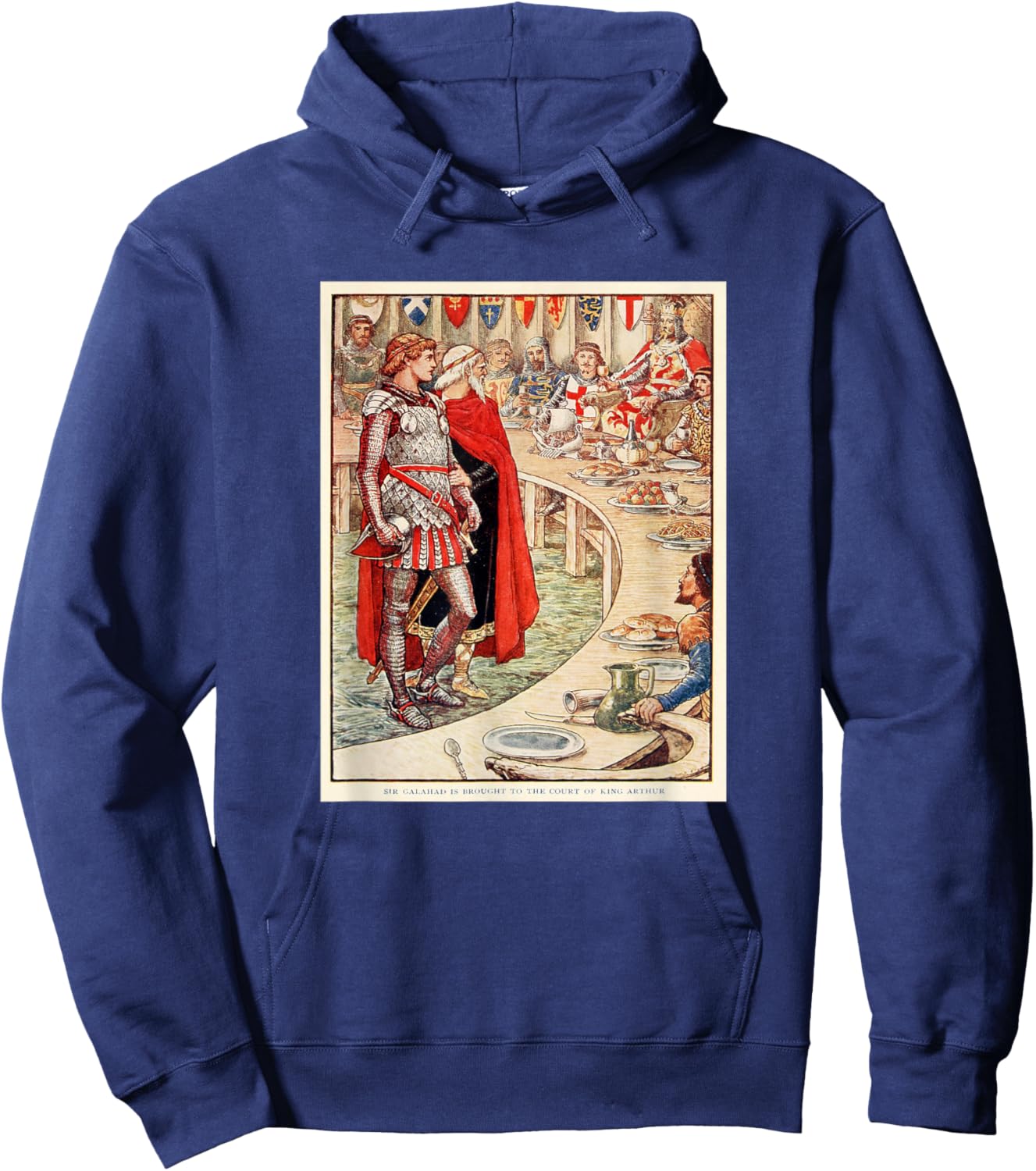 Knights of The Round Table & Sir Galahad Hoodie - Hoodie | Navy