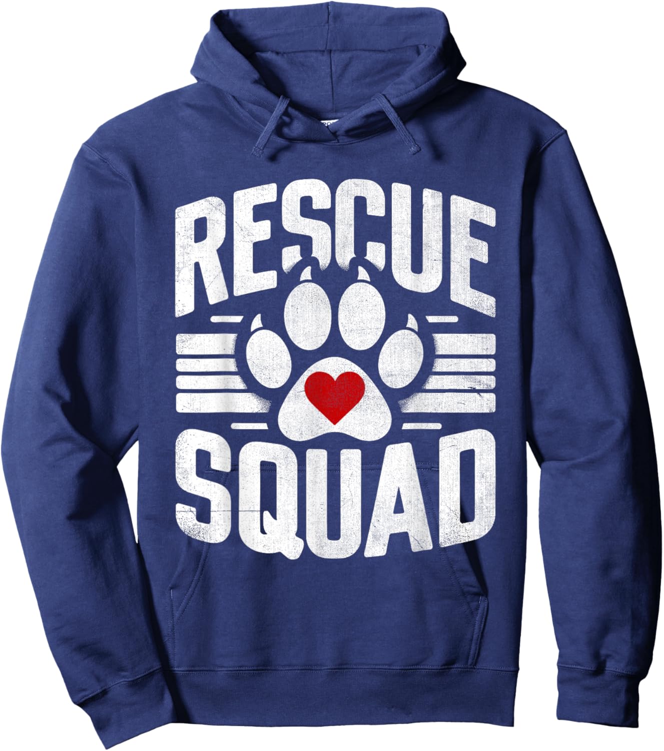 Rescue Squad Animal Rescuer Pet Adoption Hoodie - Hoodie | Navy