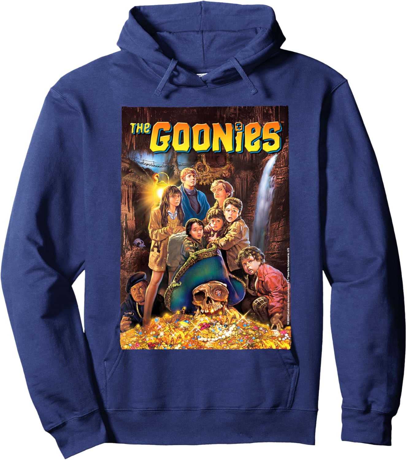 The Goonies Treasure Scene Hoodie - Hoodie | Navy