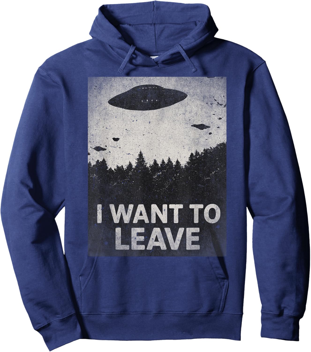 I Want to Leave Hoodie - Hoodie | Navy